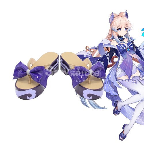 Game Genshin Impact Cosplay Sangonomiya Kokomi Cosplay Shoes - 36