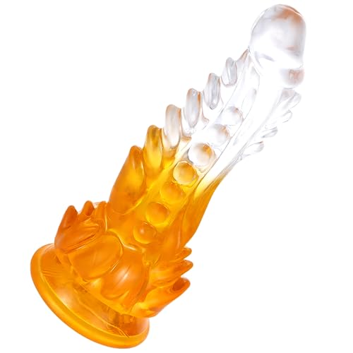 SWEETLORY Dragon Dildo Sex Toys, Monster Dildo with Barbs for Vaginal&Anal, Handheld Fantasy Dildos, Weird Silicone Butt Plug About Knot, Prostate Massager Sex Toys for Adults (Style10) - Style10