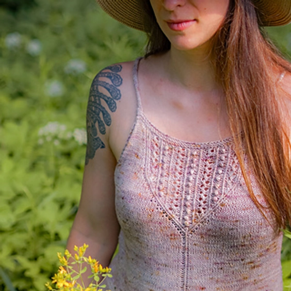 Gelato Tank Top pattern by Gabrielle Vézina