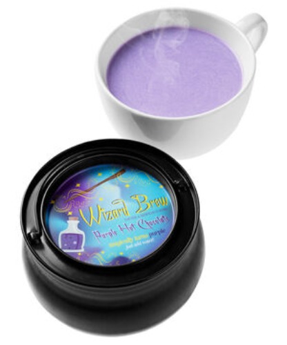 Wizard Brew Hot Chocolate: Purple hot cocoa!