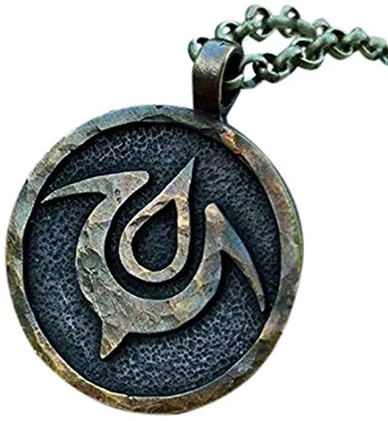 Fire Emblem Awakening Mark of Exalt Naga Pendant Necklace