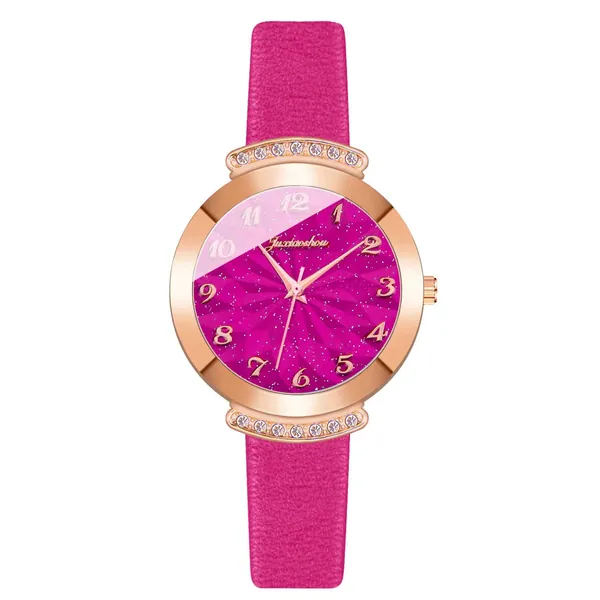 Damenuhr Damen Uhr Armbanduhr Geschenk für Frauen Damen Luxus Glas Quarz Kunstleder Armband Uhr Analog Quarz Armbanduhr Legierung Gehäuse Persönlichkeit Zifferblatt Casual Dress Uhren Quarzuhr Watch