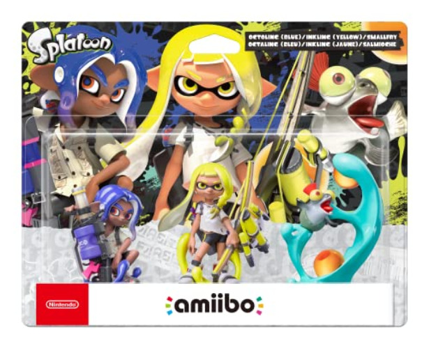 amiibo Splatoon 3-3-in-1 Pack - Blue, Yellow