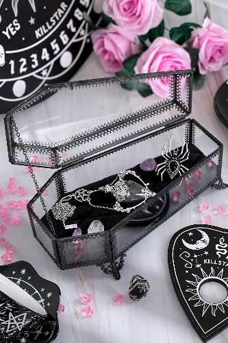 Casket Glass Coffin | One Size / Black / 100% Glass/100% Iron