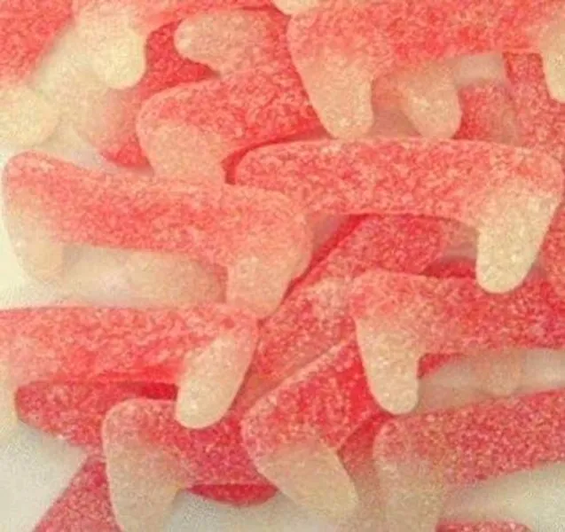 Dracula Vampire Teeth - Fizzy Fangs Sour Jelly Sweets - Party Bag Kingsway 1kg