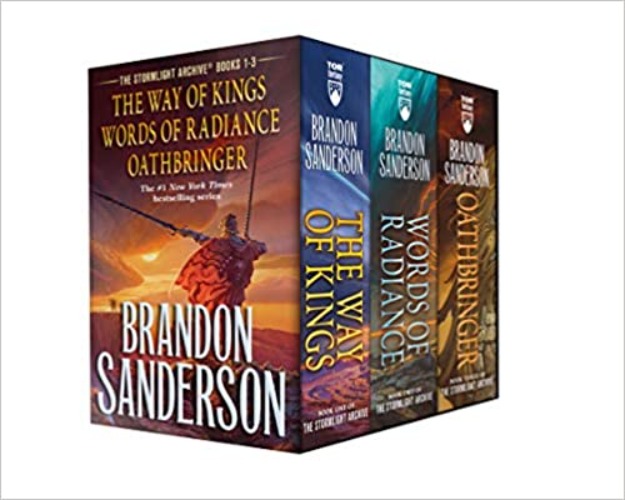 Stormlight Archive MM Boxed Set I, Books 1-3: The Way of Kings, Words of Radiance, Oathbringer (The Stormlight Archive) - Paperback, Box set