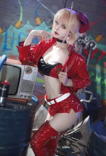 FGO racing Nero cosplay