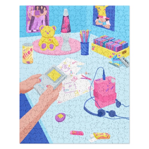 The 90s Bedroom | Jigsaw puzzle | Retro Gaming - 520 pieces