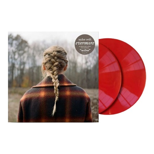 evermore- exclusive limited edition red colored vinyl 2LP | Default Title