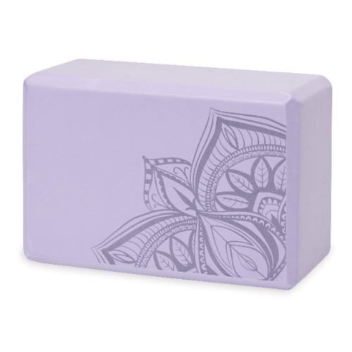Gaiam Yoga Blocks - Lilac Print