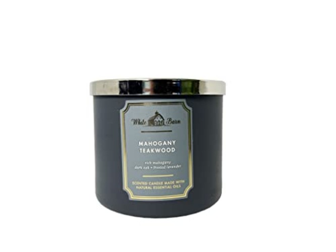 Mahogany Teakwood Scented Candle