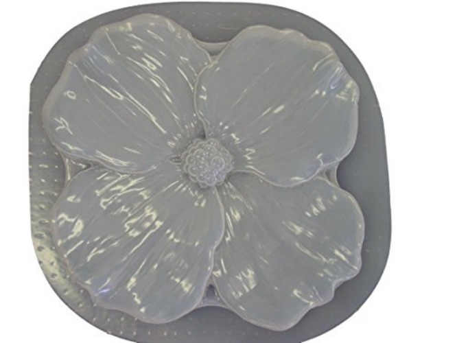 Dogwood Flower Plastic Craft Mold use with Concrete or Cement for Making Stepping Stones 1137