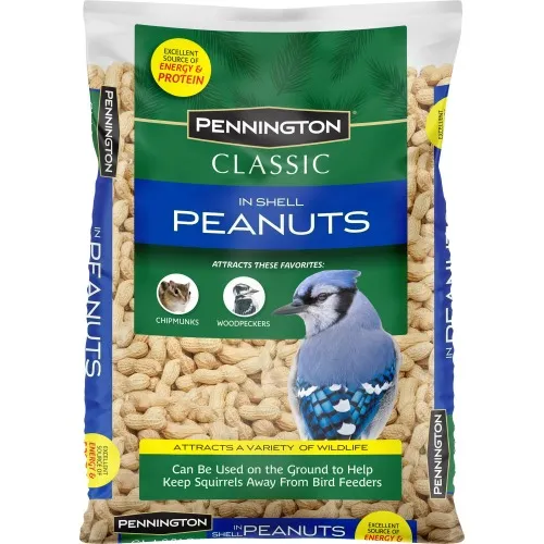 Pennington In Shell Peanuts Wildlife and Wild Bird Food, 5 lb. Bag