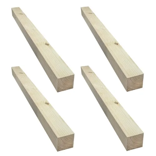 4 of the 4 x 4 x 8' Pressure-Treated Lumber Boards