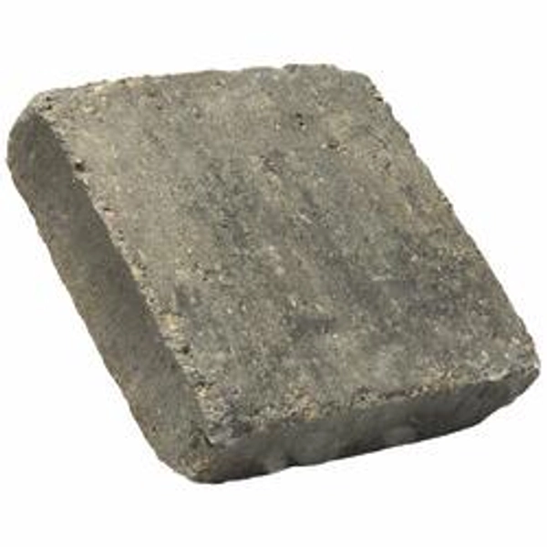 5 of the 9 x 9 Quarry Gray Tumbled Belgian Reversible Paver