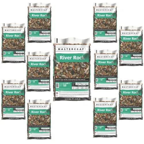 11 Bags of River Rock