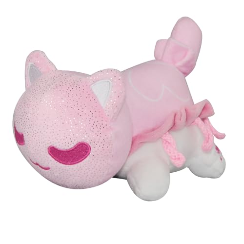 Cat Stuffed Animal Mee-Meow Plush,Soft Cat Plush Doll Birthday, Party Gift for Kids Girlfriend and Sisters (Jellyfish cat) - Jellyfish Cat