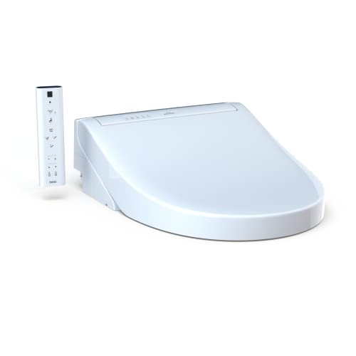 TOTO SW3083#01 WASHLET C5 Round Electronic Bidet Toilet Seat, C5Round, Cotton White - Cotton White - C5Round - Modern