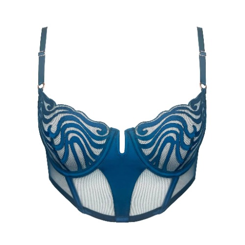 Echo Bustier Abyss Blue - 34DDD/36DD / Abyss Blue