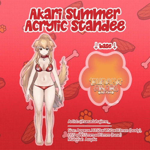 Akari Summer Acrylic Standee