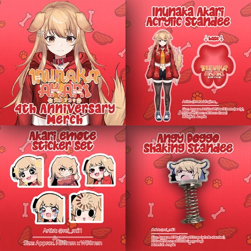 Inunaka Akari 4th Anniversary Full Set