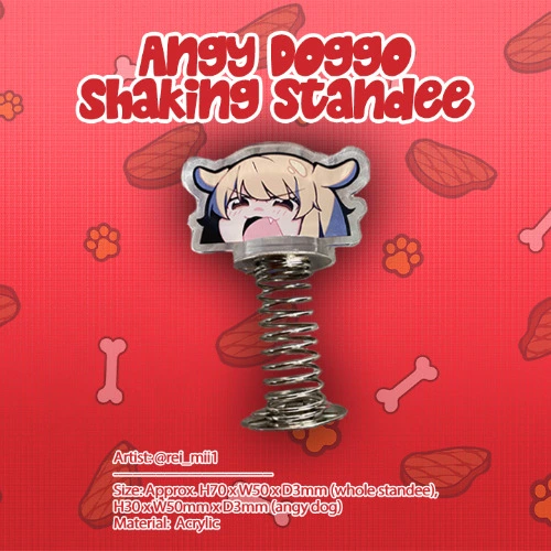 Angy Doggo Shaking Standee