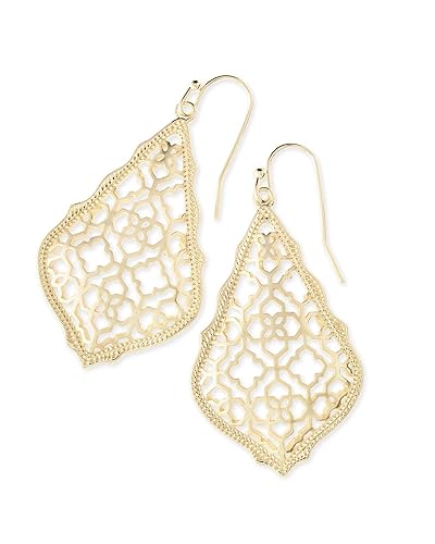 Kendra Scott Addie Drop Earrings for Women in Filigree, Fashion Jewelry - GOLD-PLATED