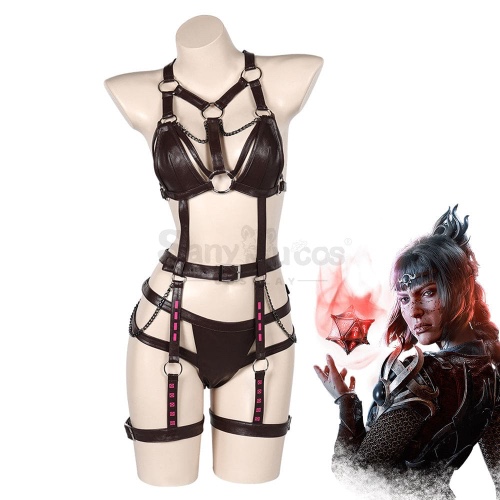 Halloween Cosplay Game Baldur's Gate 3 Cosplay Shadowheart Sexy Lingerie Cosplay Costume - S