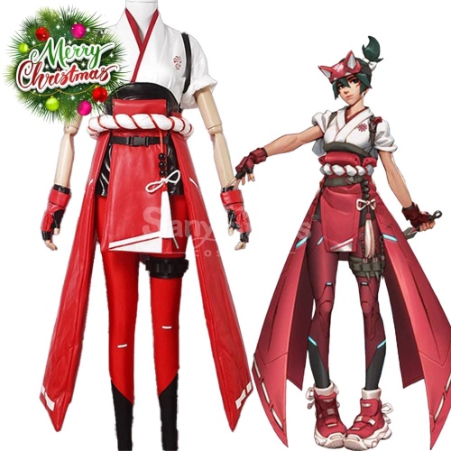 【In Stock】Game Overwatch Cosplay Kiriko Cosplay Costume - S