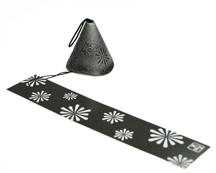 Nanbu Wind Chime, Ichitoudo, Wind Chime, Hanabi, Silver Gray