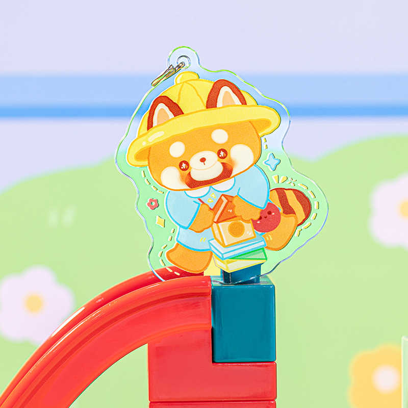 Cute Hooded Red Panda Throw Blanket - A