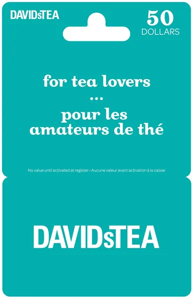 DavidsTea Gift Card - 50 Standard