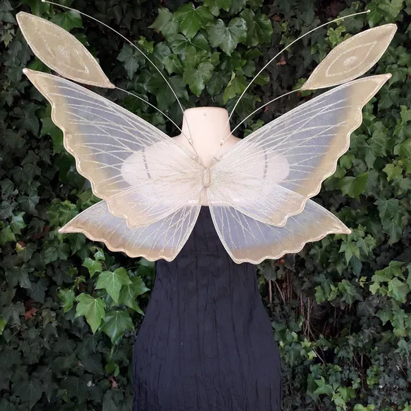 ECONOMY Shipping Option - Fairy Wings in Chrysalis Style for Children, Fairy Bridesmaids,Fairy Flower girls, Fairy weddings