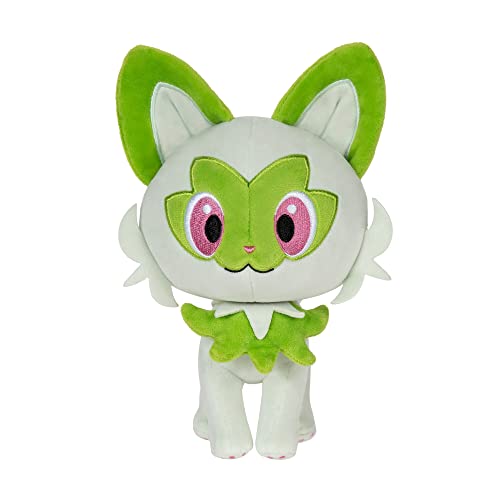 Bizak - Pokemon Sprigatito Giocattolo, Colore Verde e Bianco (63223351-3)