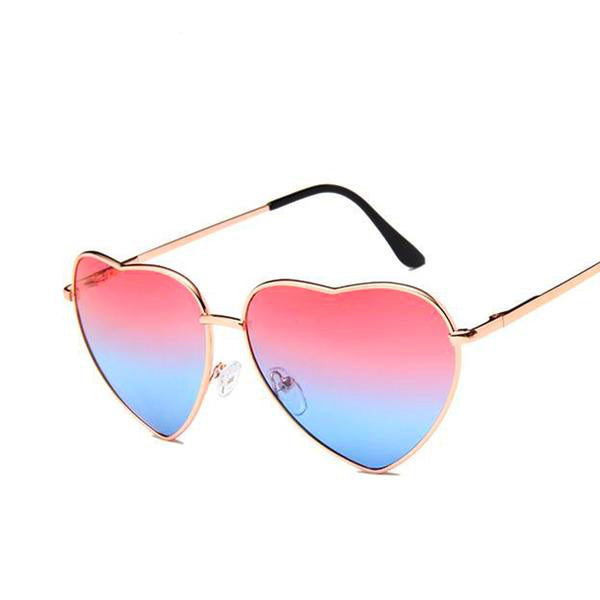 Heart Shaped Shades - Blue Pink