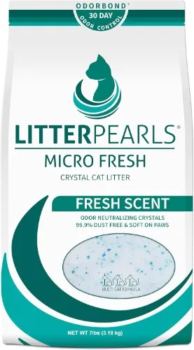Micro Fresh Scented Non-Clumping Crystal Cat Litter 16l