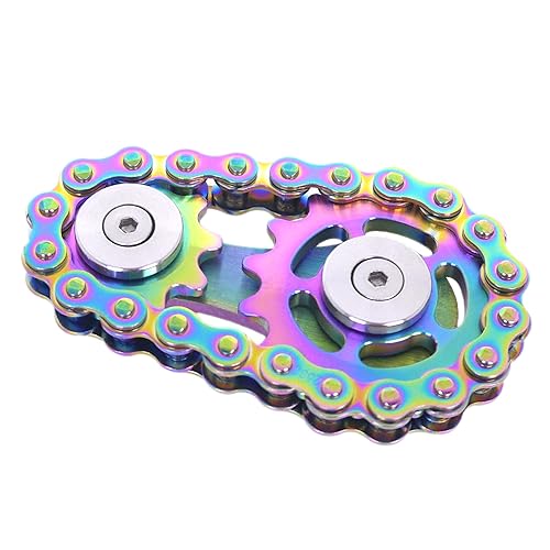 Bicycle Chain, 2 Gears, Stainless Steel - Full Colorful