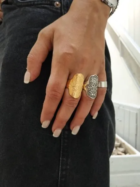 Vintage Hand of Fatima Ring Hamsa Hand Ring Fatima Ring | Etsy
