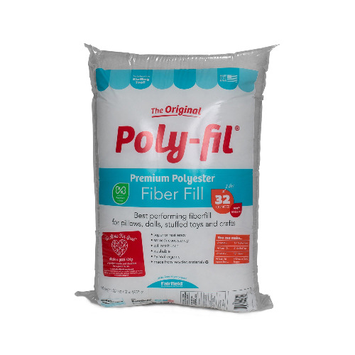 Fairfield Poly Fil Premium Fiber Fill, 32-Ounce - 