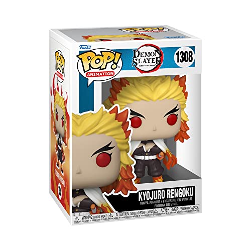Funko Pop! Animation: Demon Slayer - Kyojuro Rengoku, Multicolor, Modern Style, Vinyl Material - Single