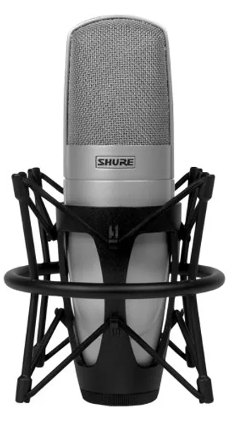 Shure KSM32/SL Embossed Single-Diaphragm Cardioid Condenser Studio Microphone, Champagne - Champagne