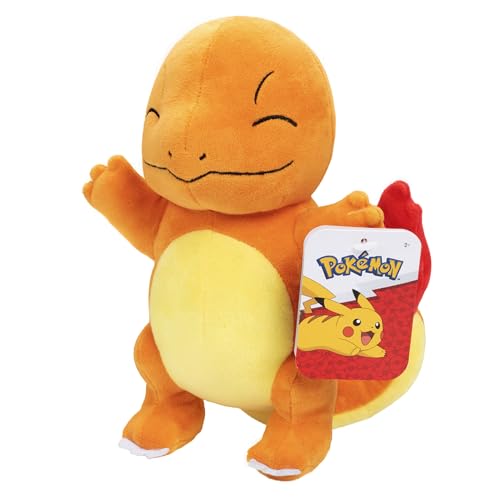 Pokémon 8" Charmander Plush - Officially Licensed - Quality & Soft Stuffed Animal Toy - Generation One - Add Charmander to Your Collection! - Great Gift for Kids, Boys, Girls & Fans of Pokemon