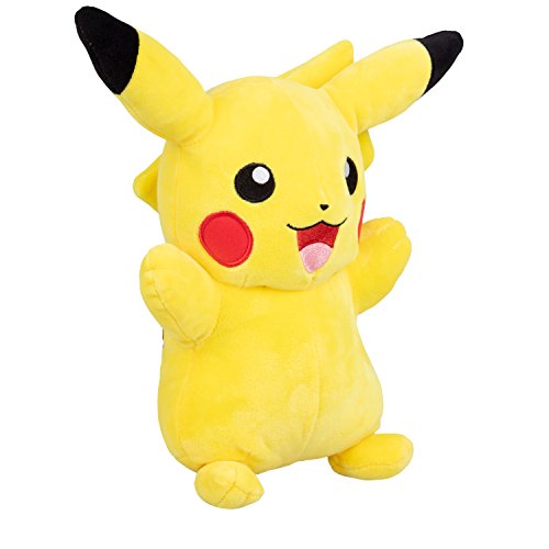 Pokémon 12" Large Pikachu Plush - Officially Licensed - Quality & Soft Stuffed Animal Toy - Generation One - Great Gift for Kids, Boys, Girls & Fans of Pokemon - 12 Inches - Pokemon
