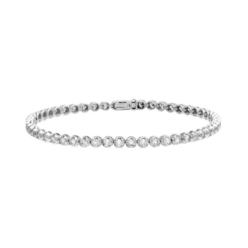 3 Carat Diamond Tennis Bracelet 14K - 14K White Gold