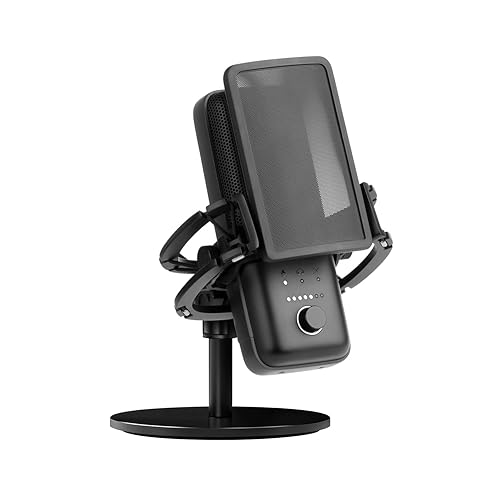 Elgato Wave:3 – USB Condenser Microphone and Digital Mixer with Shock Mount & Pop Filter: Anti-Plosive Noise Shield Eliminates Pops and Hisses, Dual-Layer Steel Mesh - Black - Starter Kit