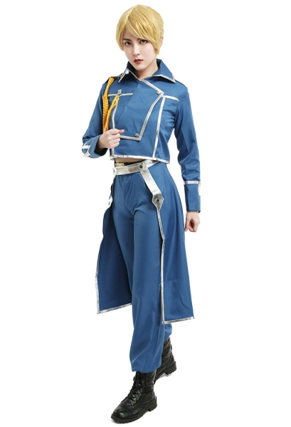 FullMetal Alchemist Riza Hawkeye Military Cosplay Costume