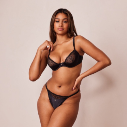 Admire Balcony Bra (Set) - Black | 34 / FF