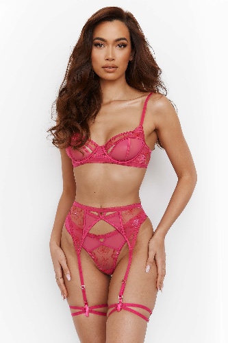 Whitney Intimates Bra (Set) - Hot Pink | 34 / FF