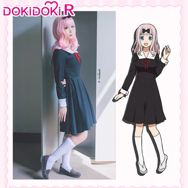 Dokidoki-R Anime Kaguya-sama: Love is War Cosplay Kaguya Shinomiya Chika Fujiwara Cosplay Girl | M
