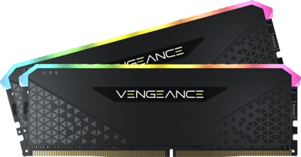 Corsair Vengeance RGB RS 64GB (2x32GB) DDR4 3600MHz C18 Desktop Memory (Dynamic RGB Lighting, Preset Lighting Profiles, Tight Response Times, Compatible with Intel & AMD 400/500 Series) Black - 2 x 32GB